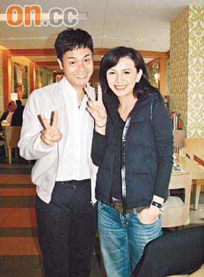 剧集收视率高，郭晋安与曾华倩当然笑得开心